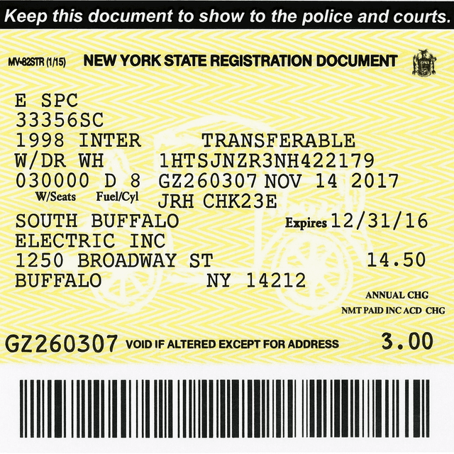 Valid Registration